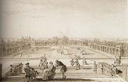 Jacques Rigaud View of the Parterre from the Portico of the House oil painting